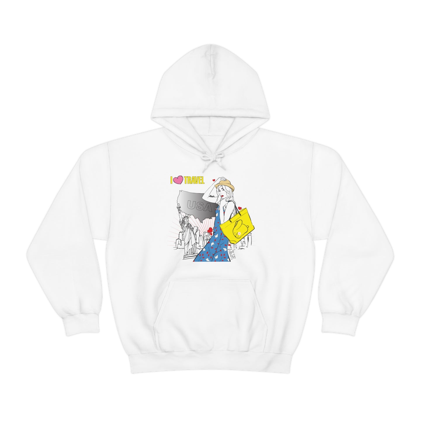 I love to travel _1 Hoodie