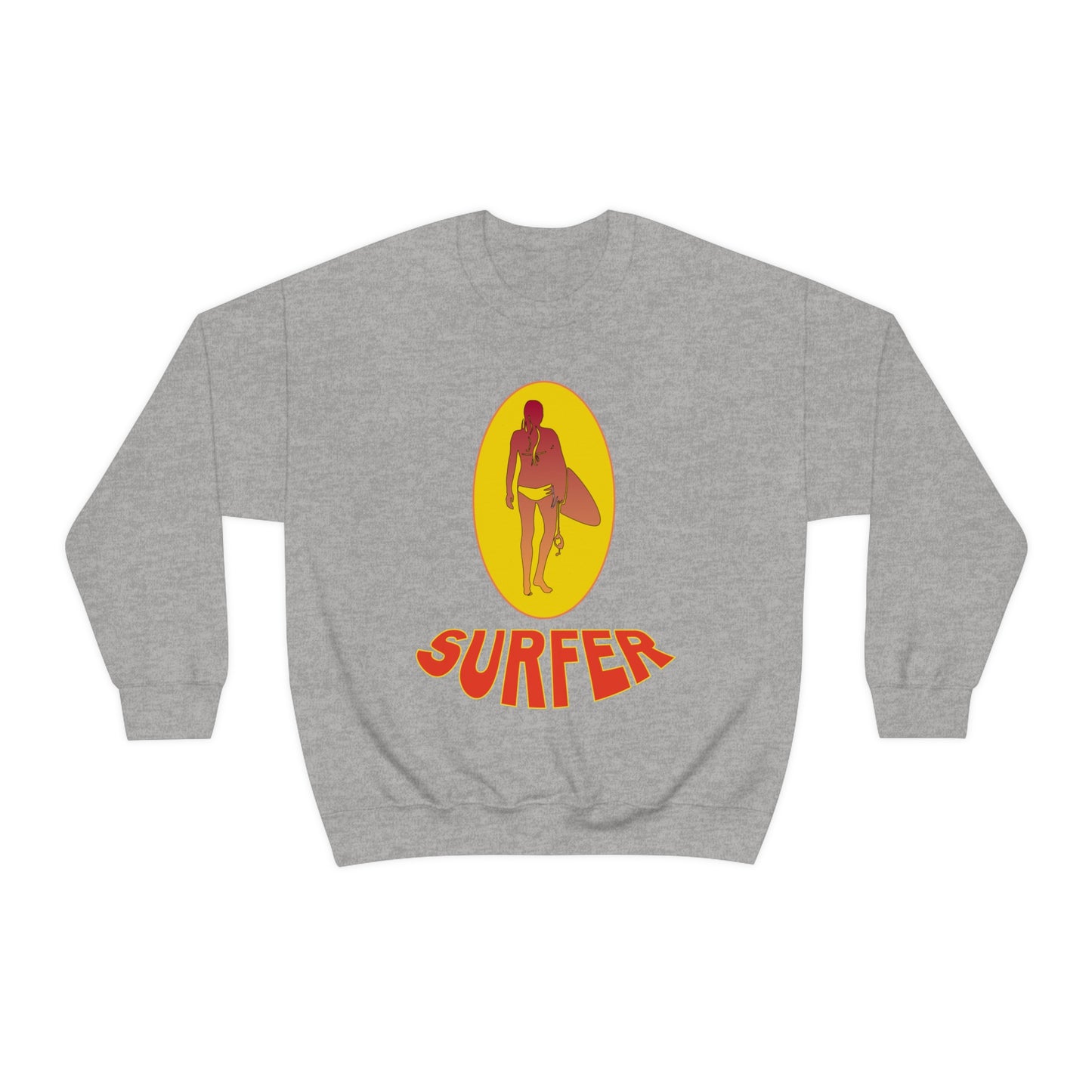 Lady Surfer Crewneck Sweatshirt