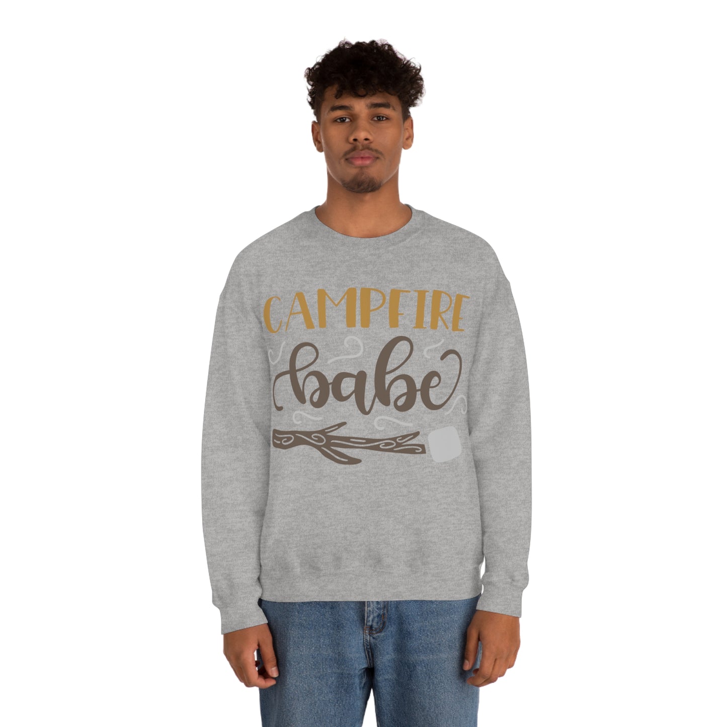 Campfire_babe Crewneck Sweatshirt