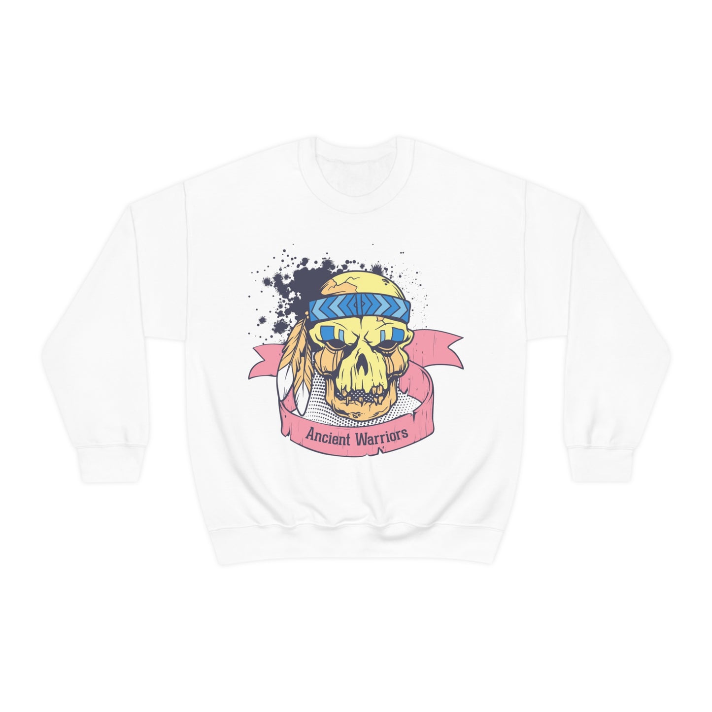 Ancient Warrior Skull Chief Crewneck Sweatshirt