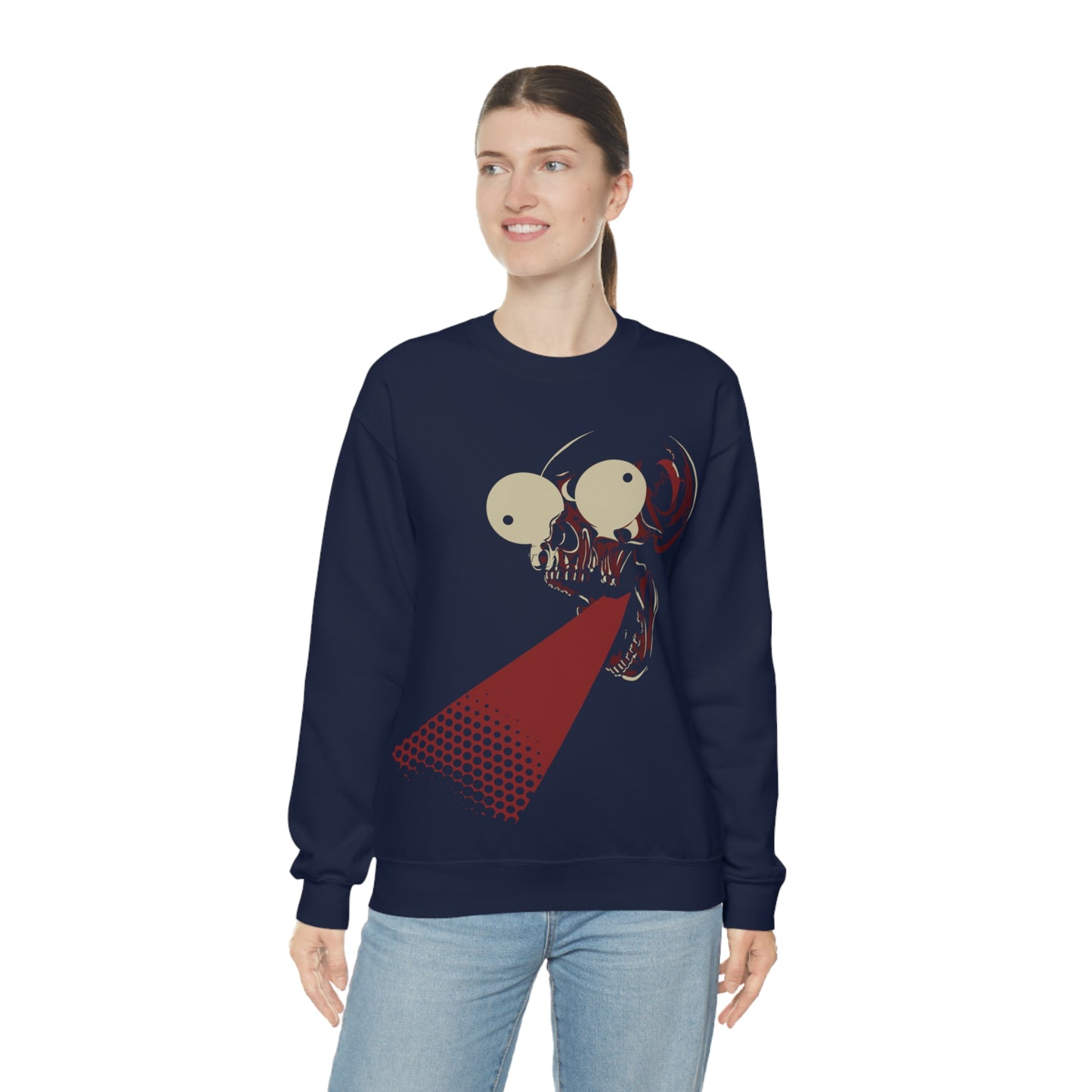 Big Eye Skully Crewneck Sweatshirt