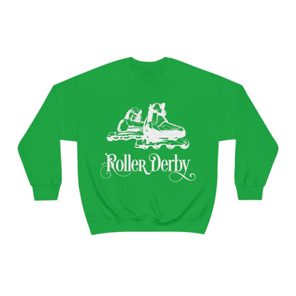 Roller_Derby Crewneck Sweatshirt