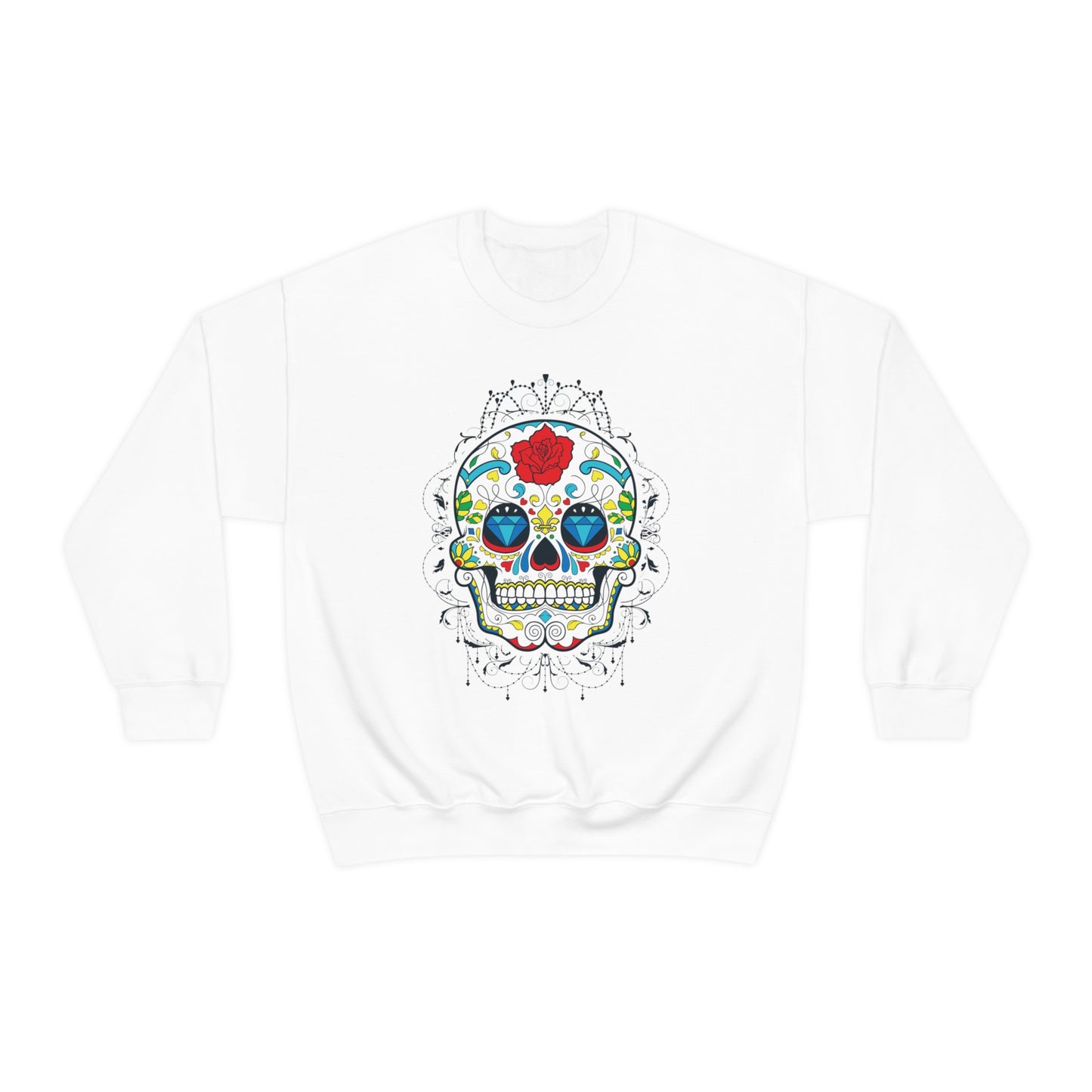 Day of the Dead Diamond Eyes Crewneck Sweatshirt