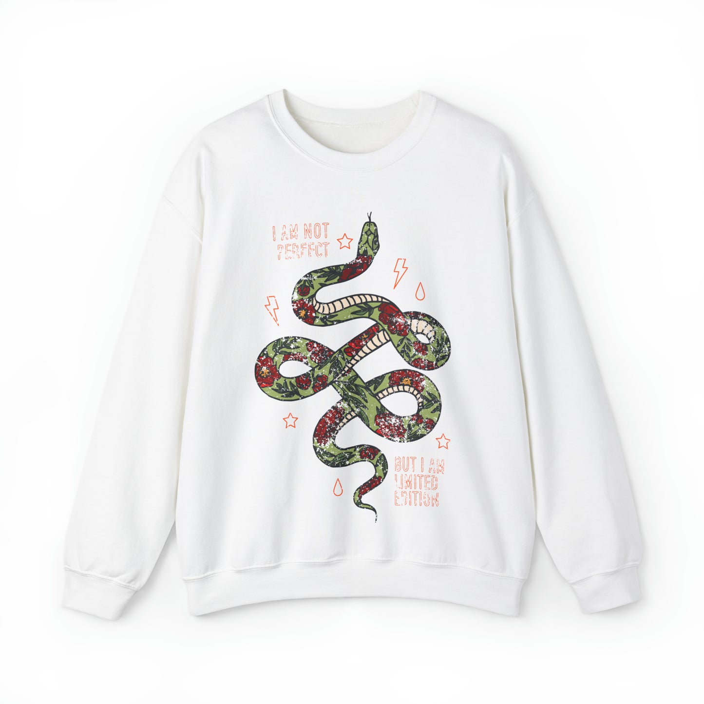 I am not perfect snake Crewneck Sweatshirt