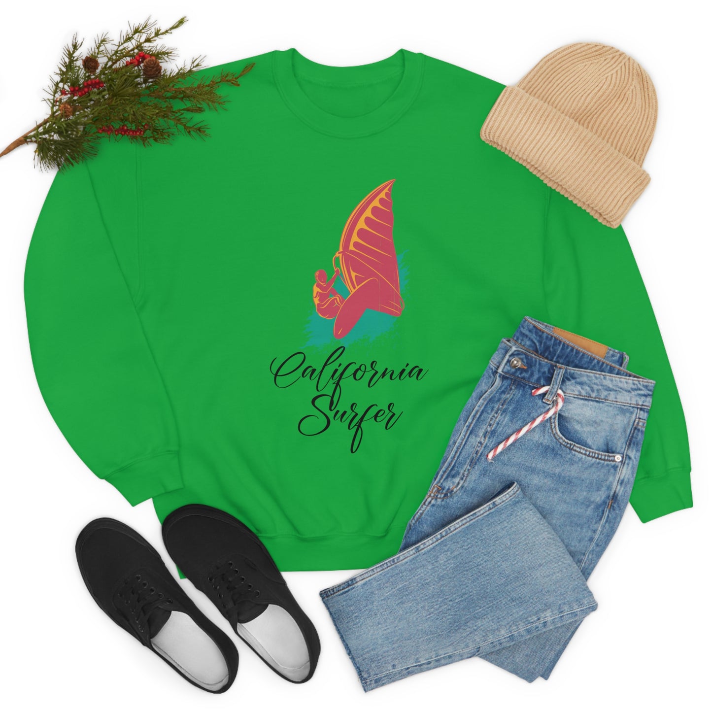 California Surfer Crewneck Sweatshirt