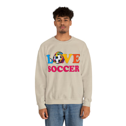 Love soccer Crewneck Sweatshirt