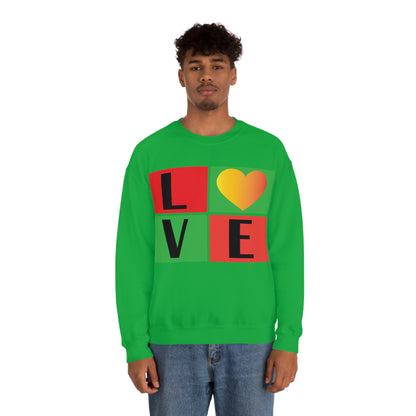 Love Squares Crewneck Sweatshirt