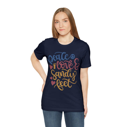 Peace_love_and_sandy_feet T-Shirt