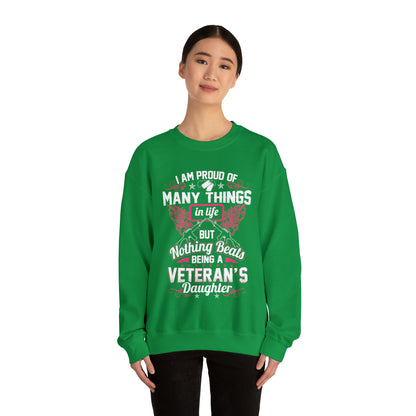 Proud veteran dad Crewneck Sweatshirt