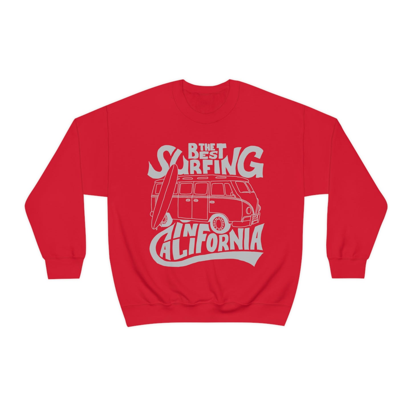 California Best Surfing Crewneck Sweatshirt