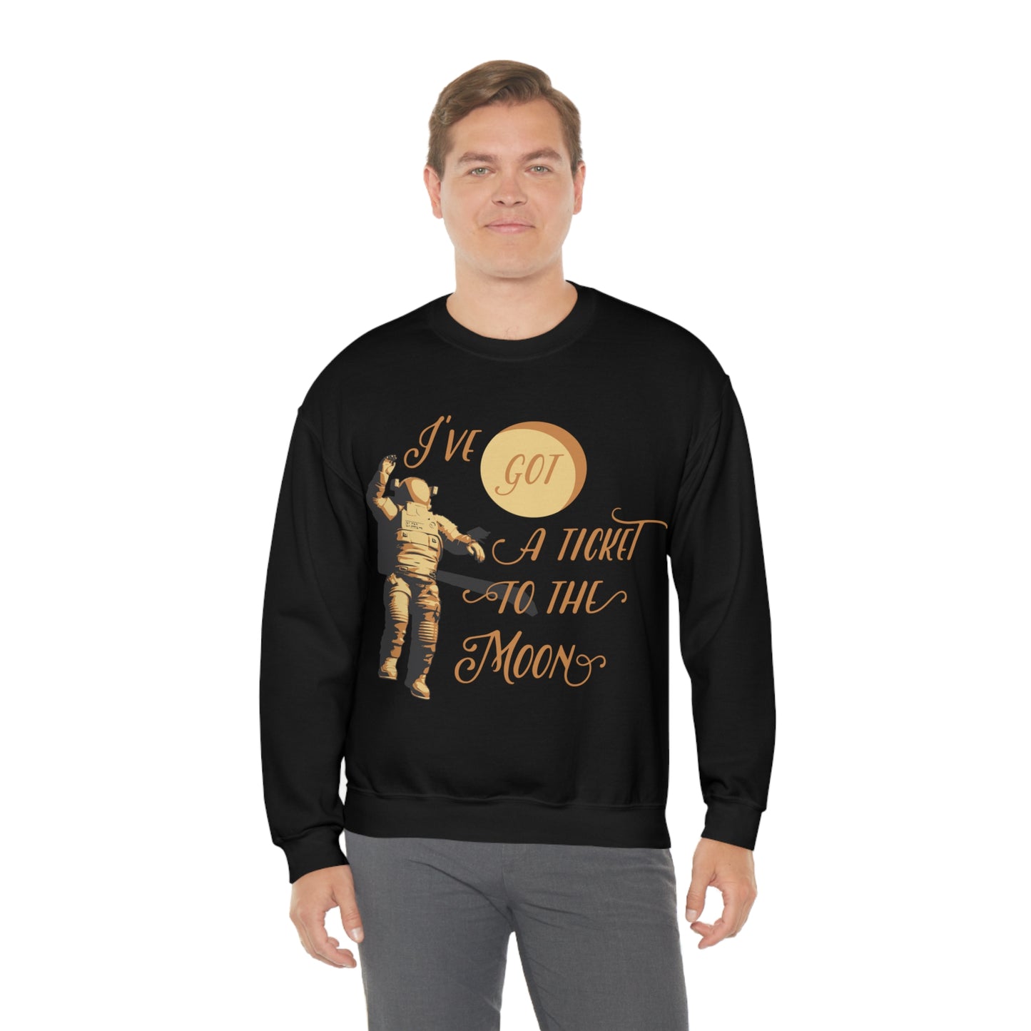 I've got a ticket to the moon Crewneck Sweatshirt