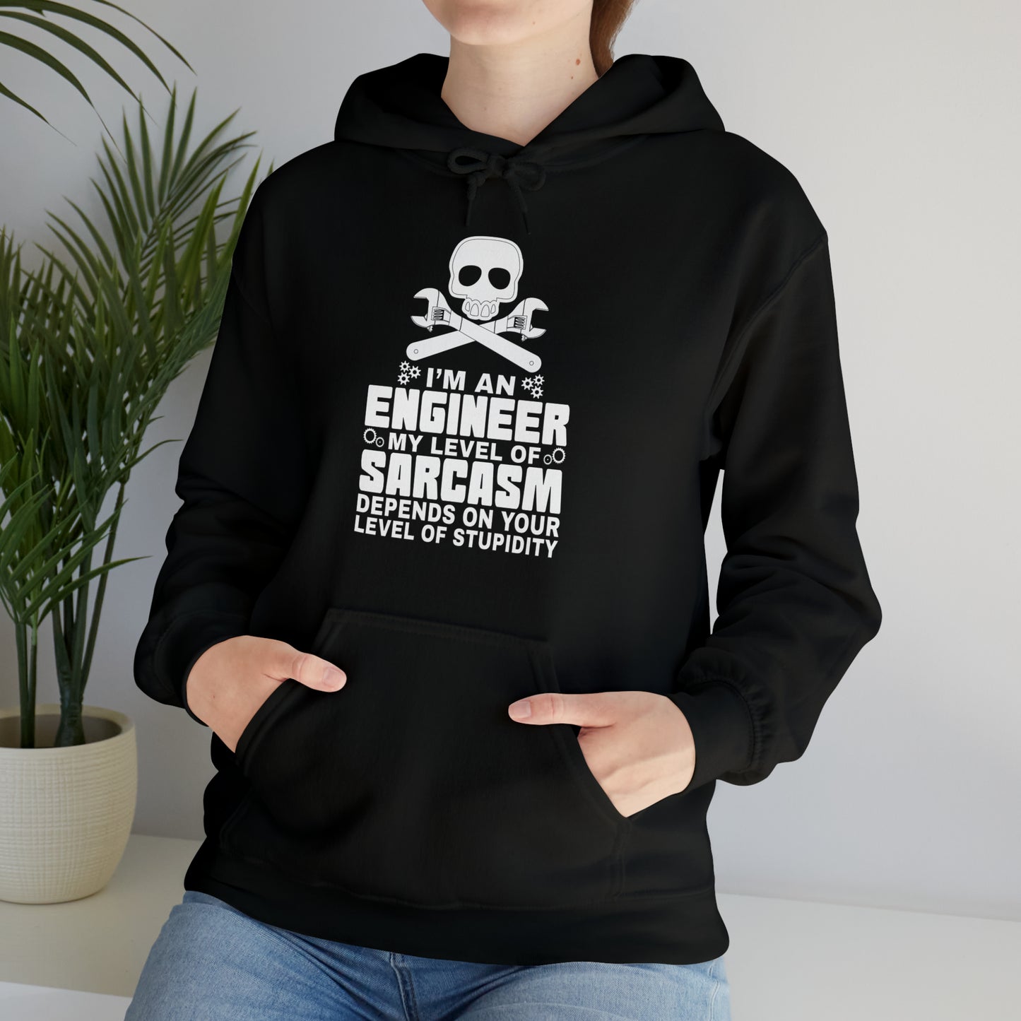 My level of sarcasm depends on you Hoodie