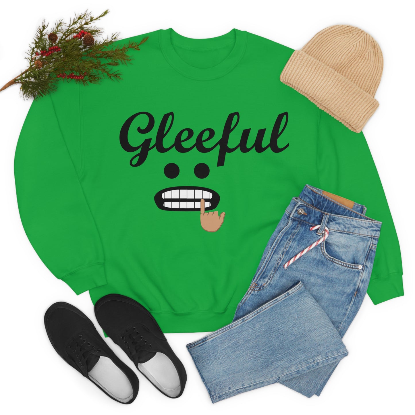 Gleeful Crewneck Sweatshirt