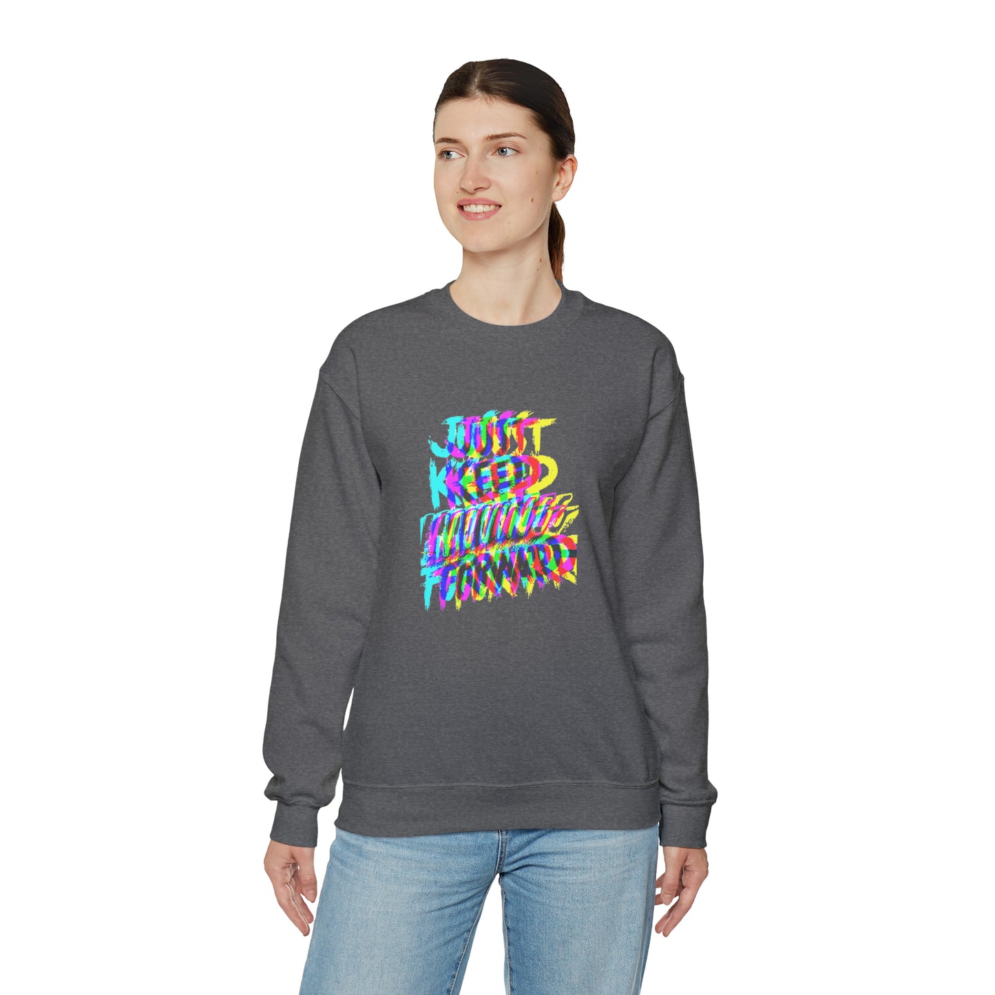 Just Keep Moving Forward Crewneck Sweatshirt