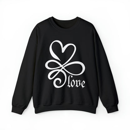 Infinity Heart Crewneck Sweatshirt