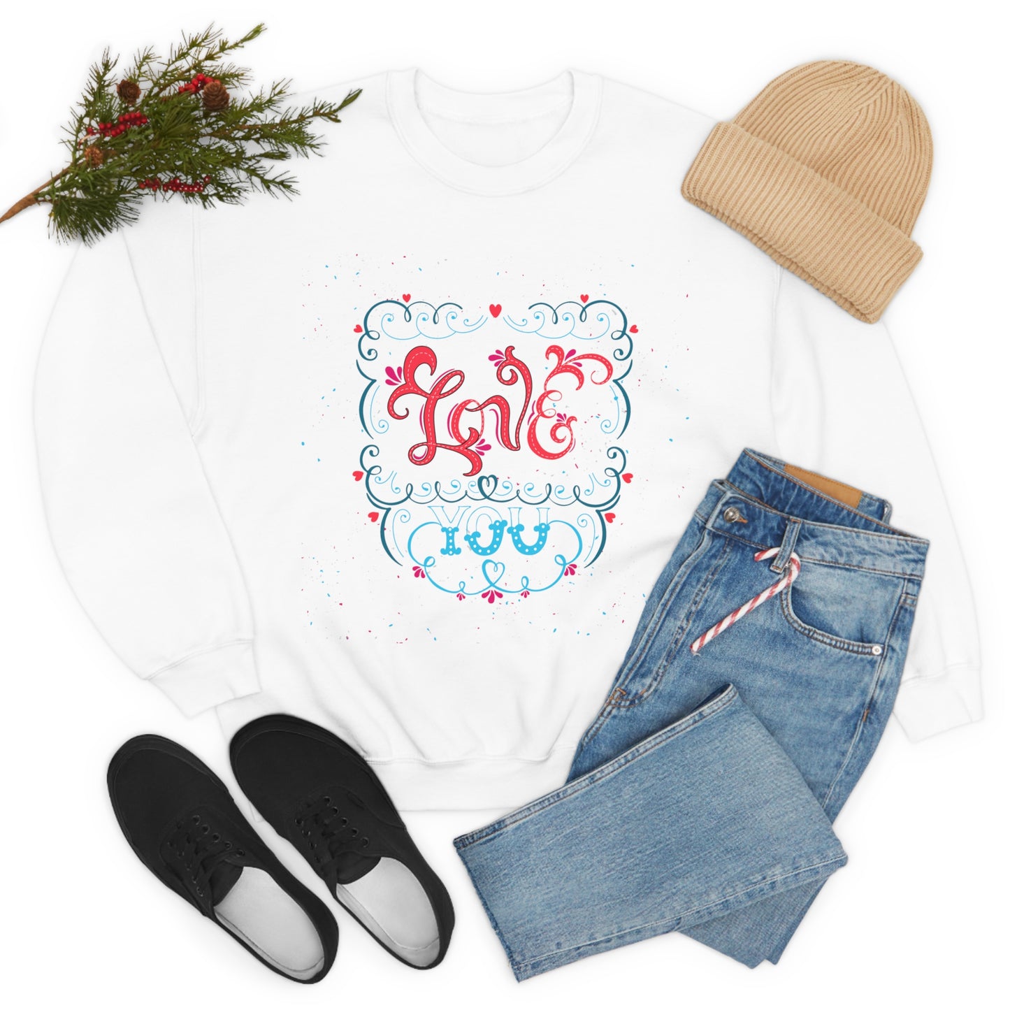 Love you Crewneck Sweatshirt