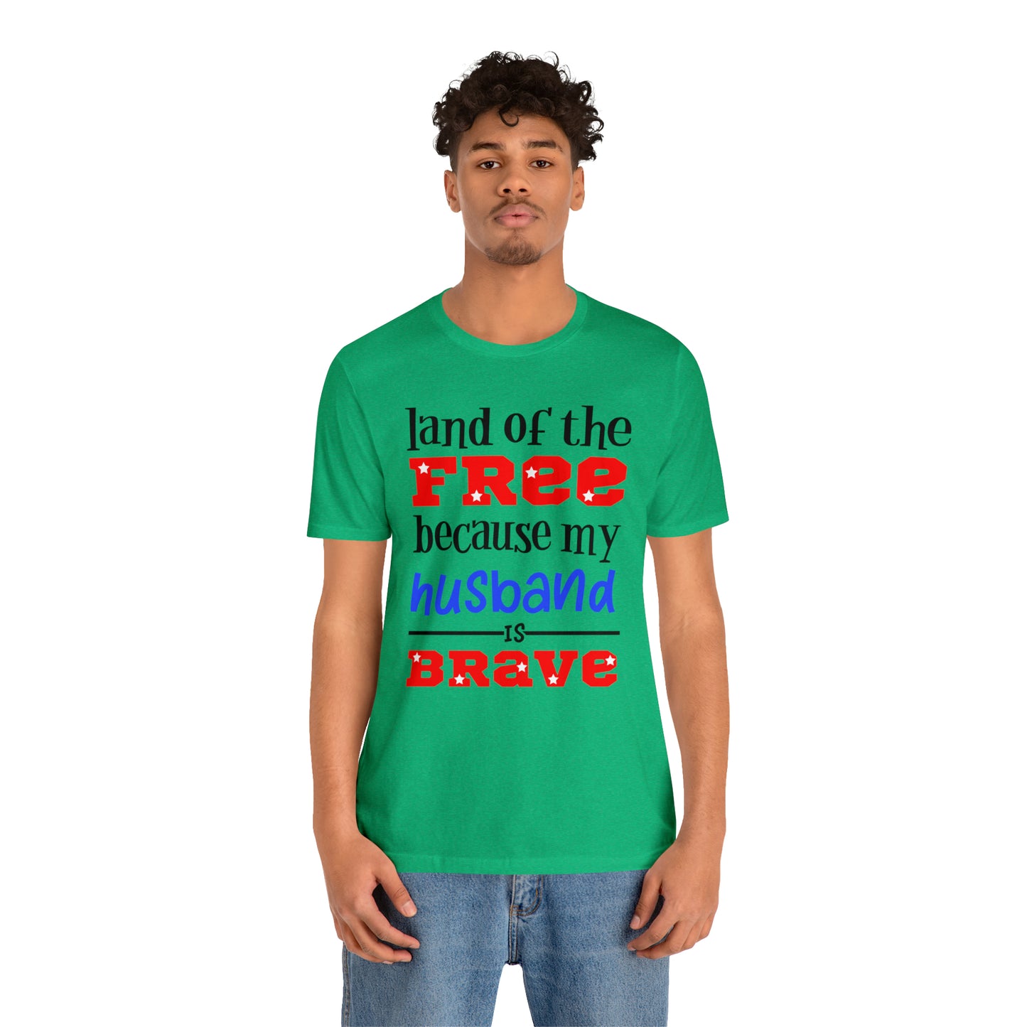 U.S.A the Land of the free Husband T-Shirt