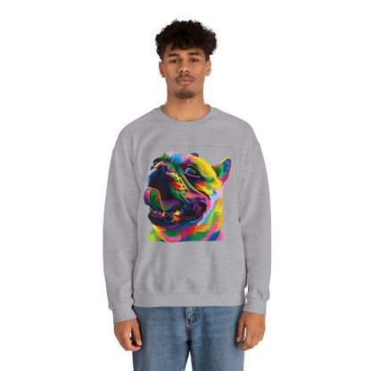 Colorful Dog Crewneck Sweatshirt