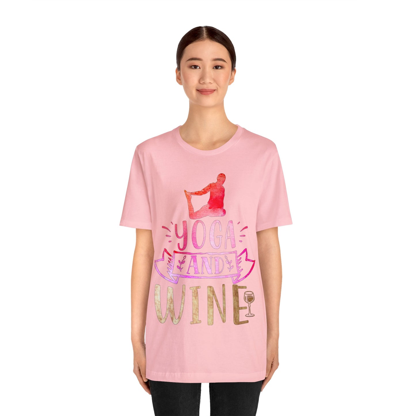 Yoga And Wine T-Shirt