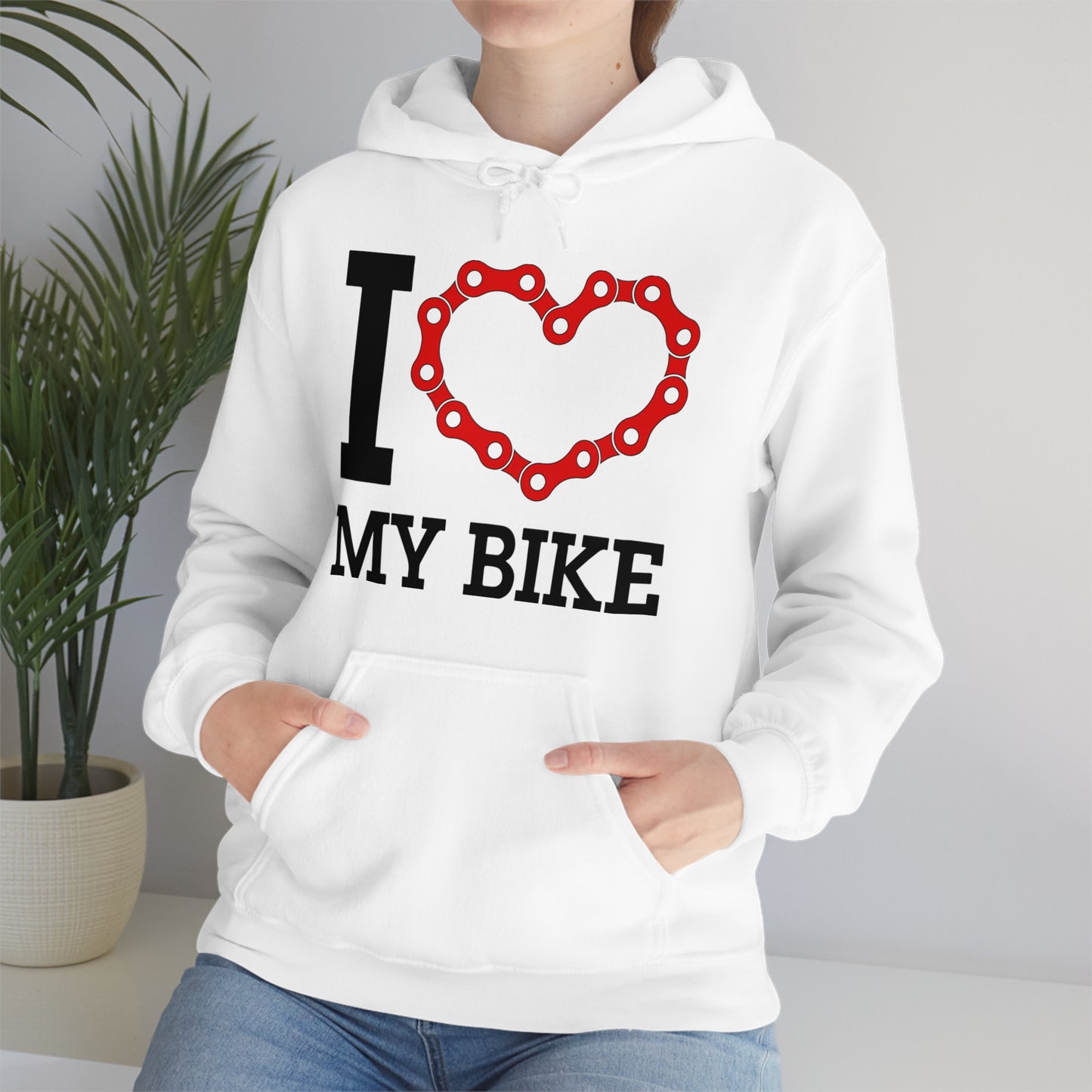 I love my bike Hoodie