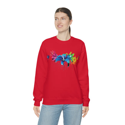 Beautiful colorful flowers Crewneck Sweatshirt