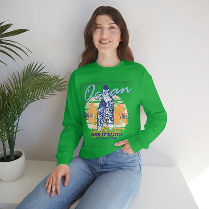 Ocean Hawaii Vibes Crewneck Sweatshirt