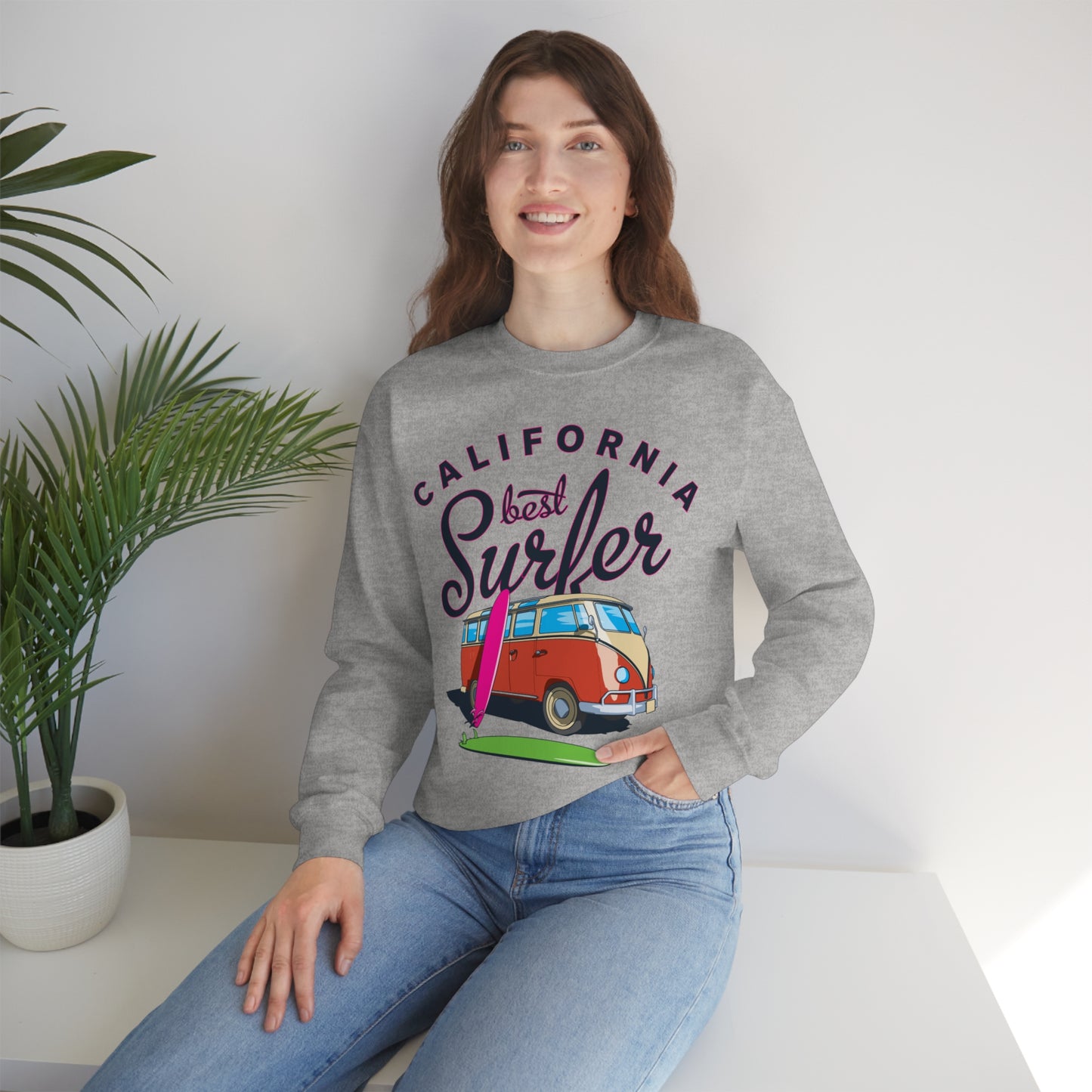 Surfers Bus Crewneck Sweatshirt