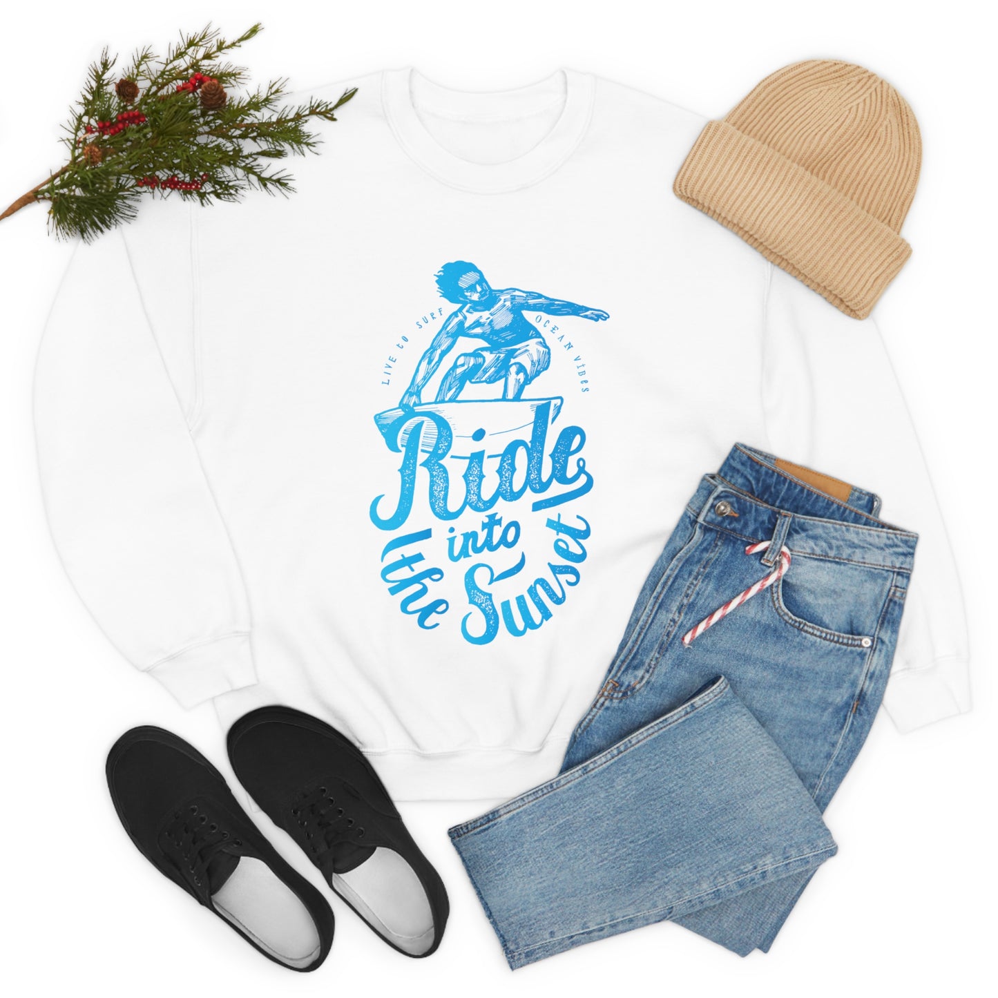 Ride into the sunset Crewneck Sweatshirt