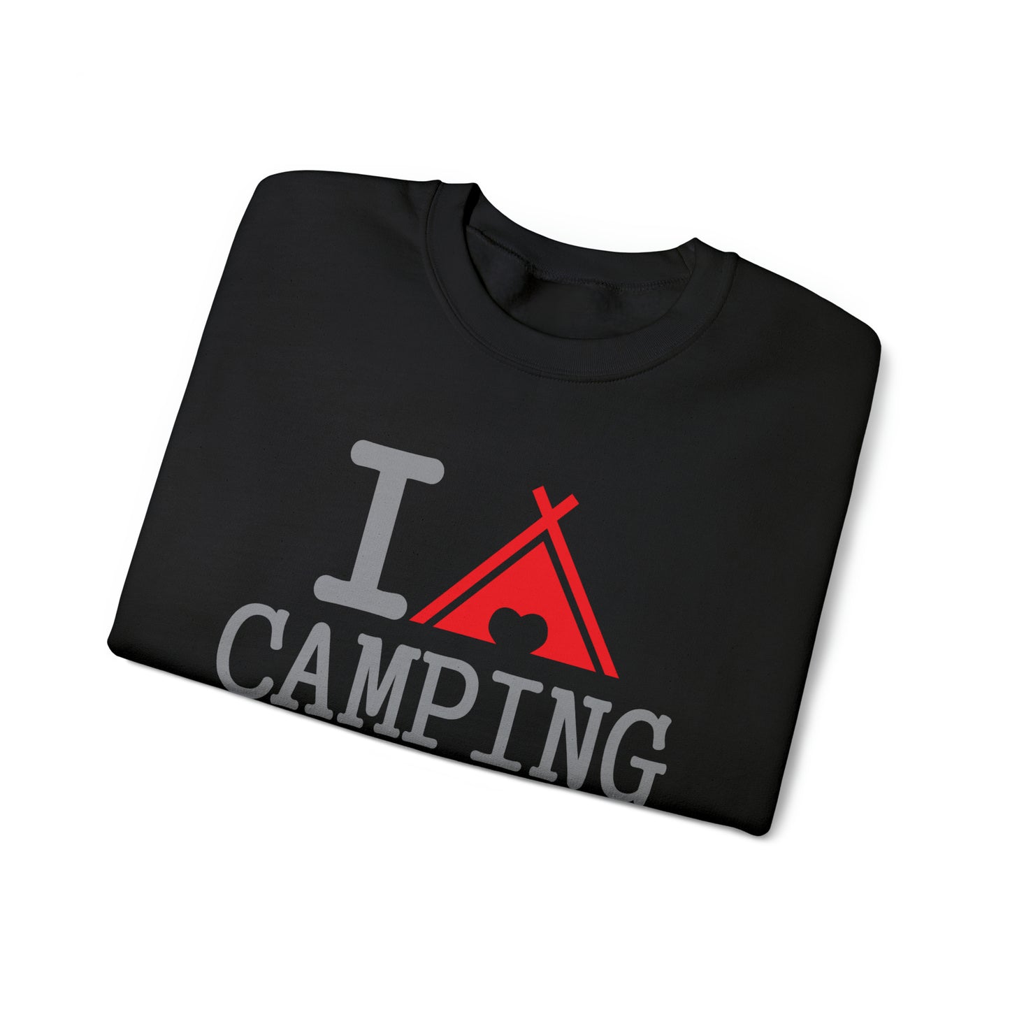 I Love CAMPING Crewneck Sweatshirt