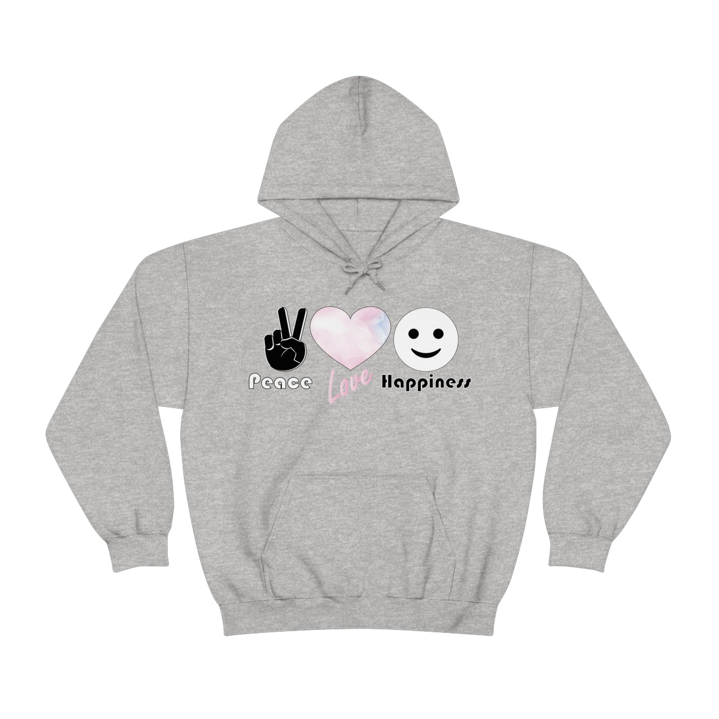 Peace-Love-Happiness Hoodie