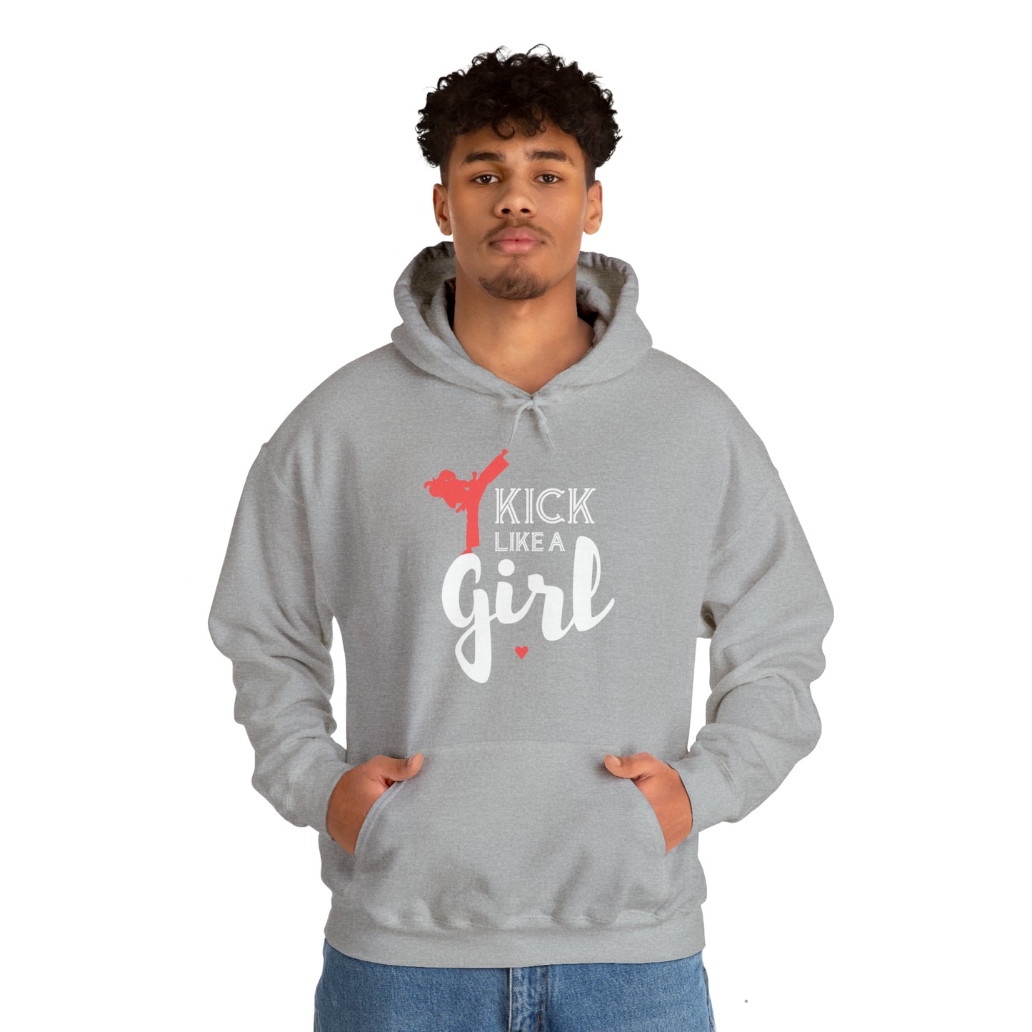 Kick Like A Girl Hoodie