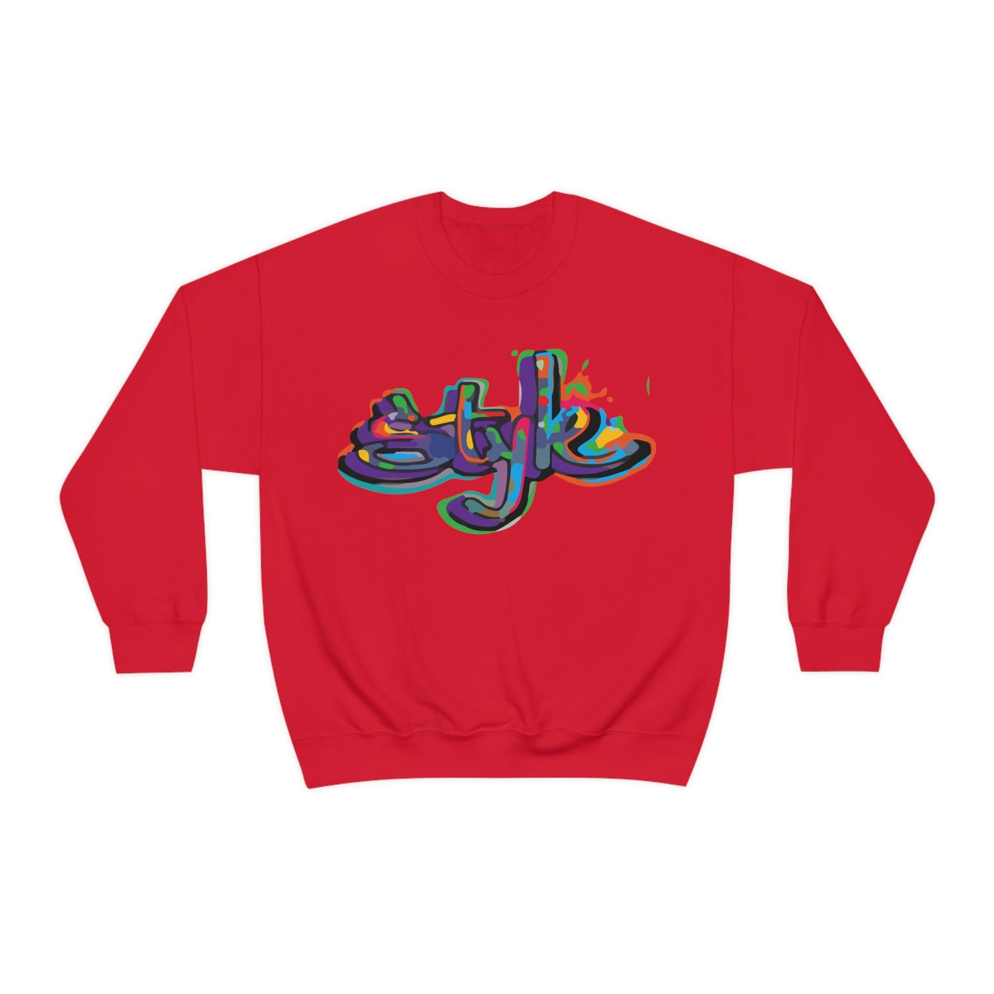 Graffiti style in colors Crewneck Sweatshirt