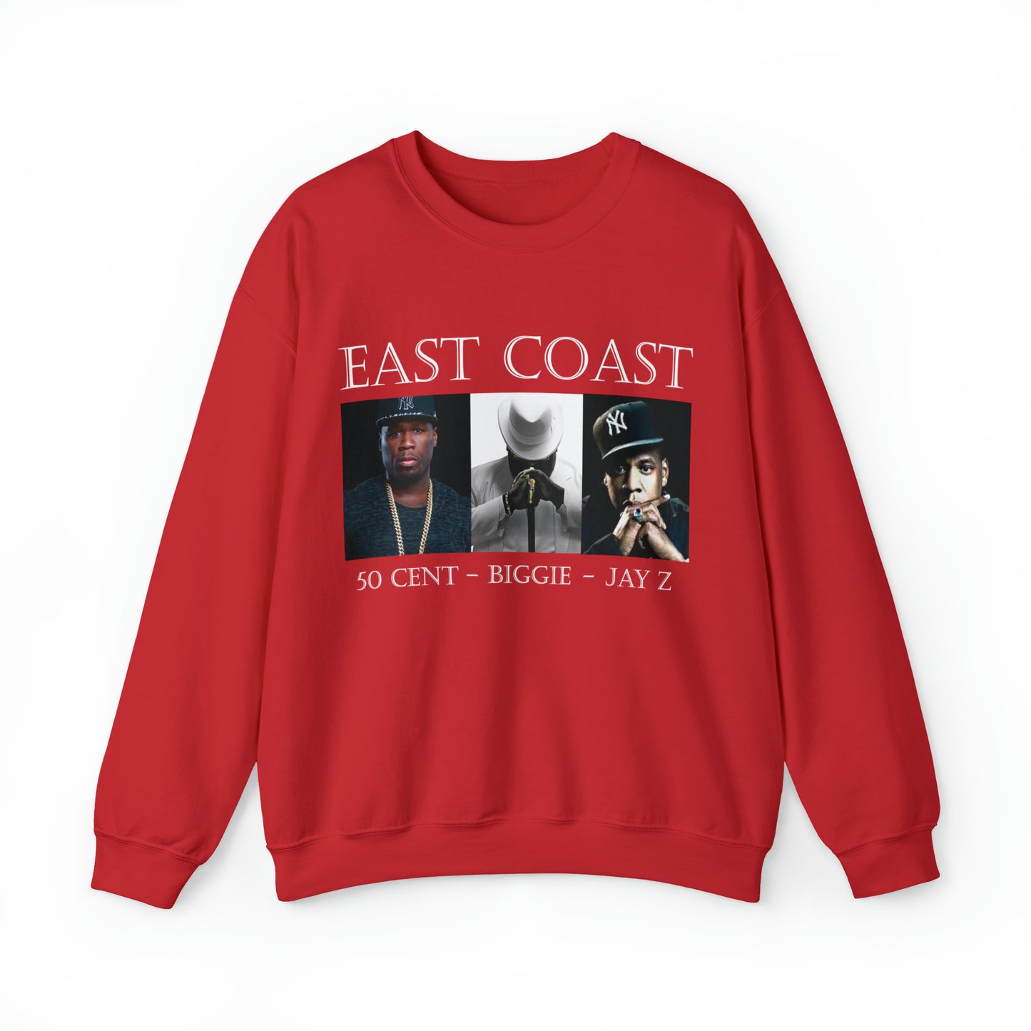 East Coast rappers Crewneck Sweatshirt