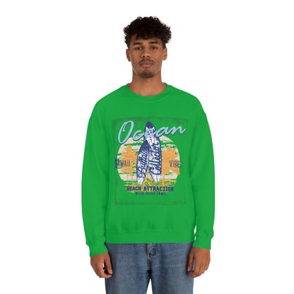 Ocean Hawaii Vibes Crewneck Sweatshirt