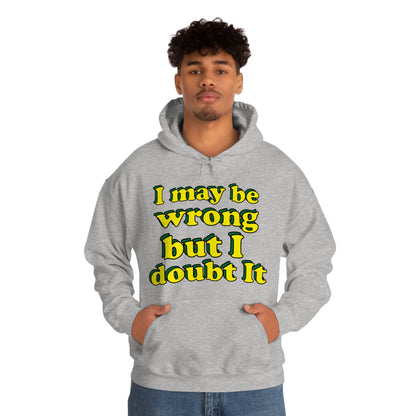 I doubt I'm wrong Hoodie