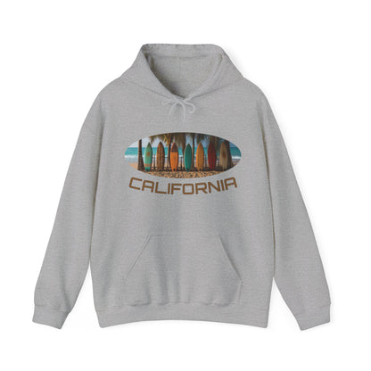 California beautiful surfer beach Hoodie