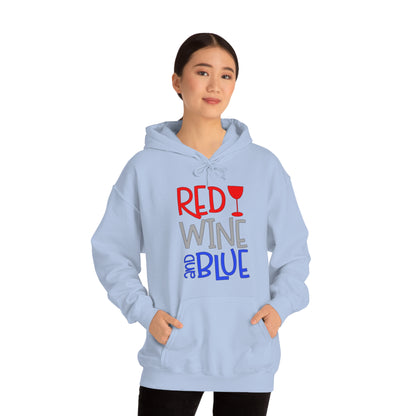 Red Wine Blue Hoodie