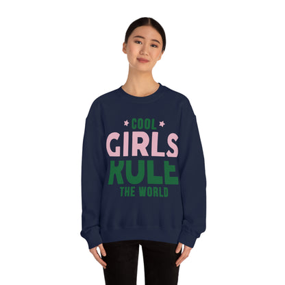 girls rule Crewneck Sweatshirt