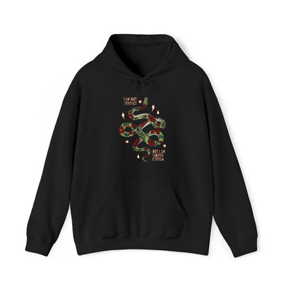 I am not perfect snake Hoodie