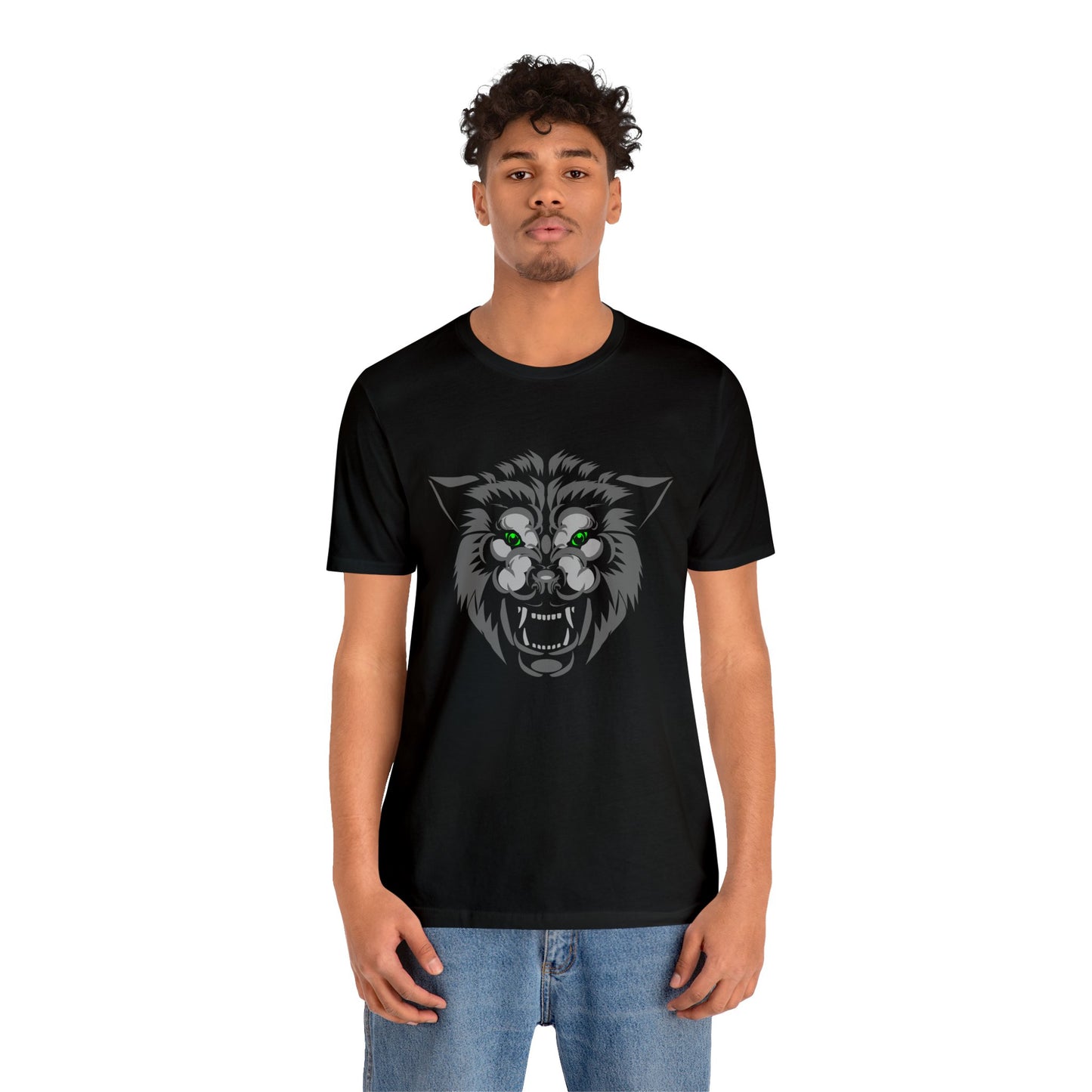 Green eyes wolf T-Shirt