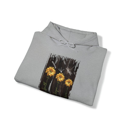 Sunflowers Faith hope love Hoodie