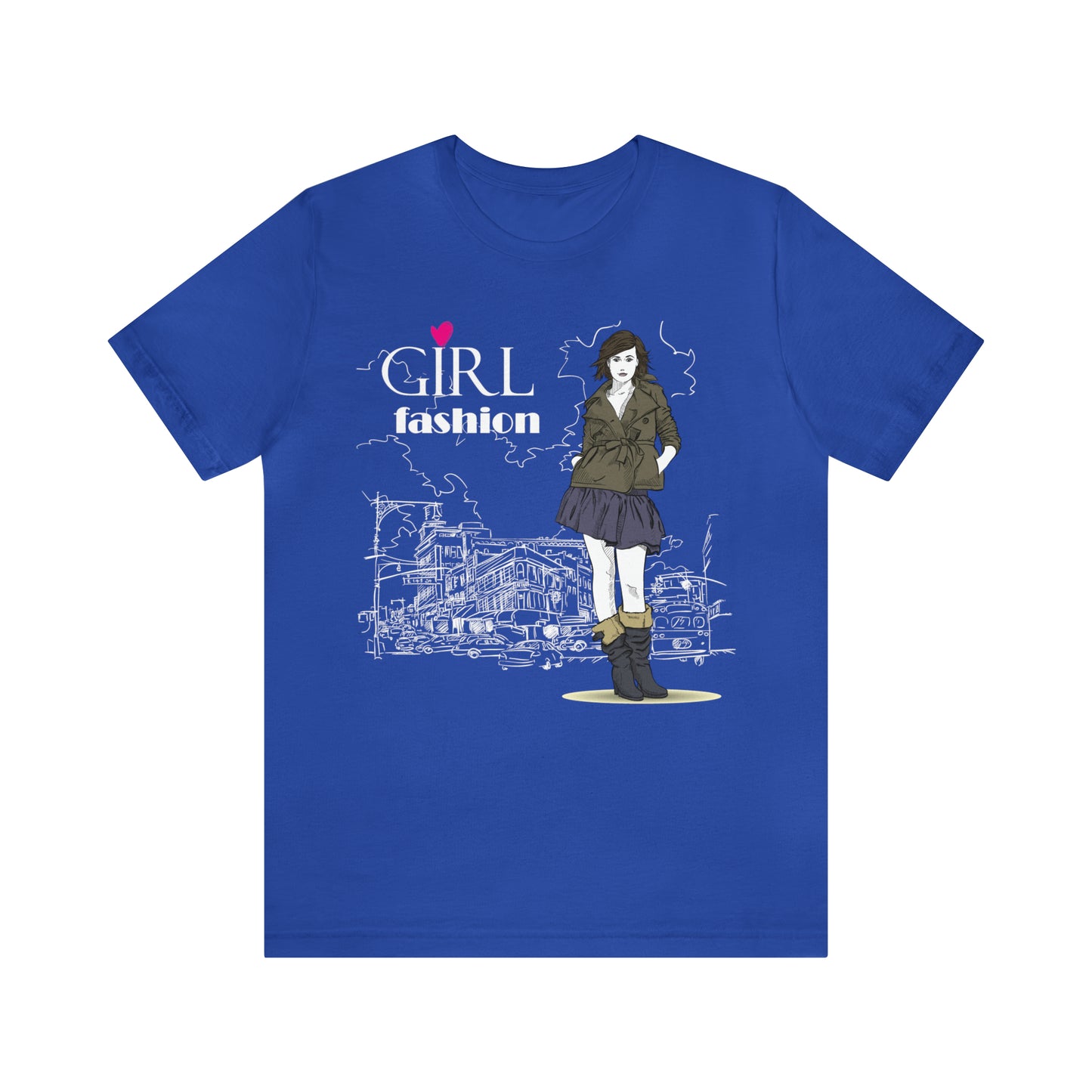 Girl with fashion T-Shirt