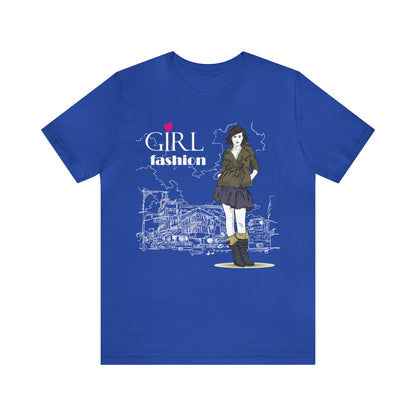 Girl with fashion T-Shirt