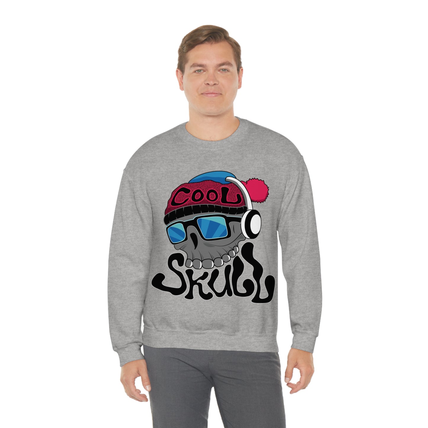 Cool Skull Crewneck Sweatshirt