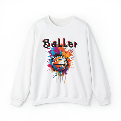 Basketball Baller Crewneck Sweatshirt