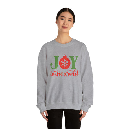 Joy To The World Christmas Crewneck Sweatshirt