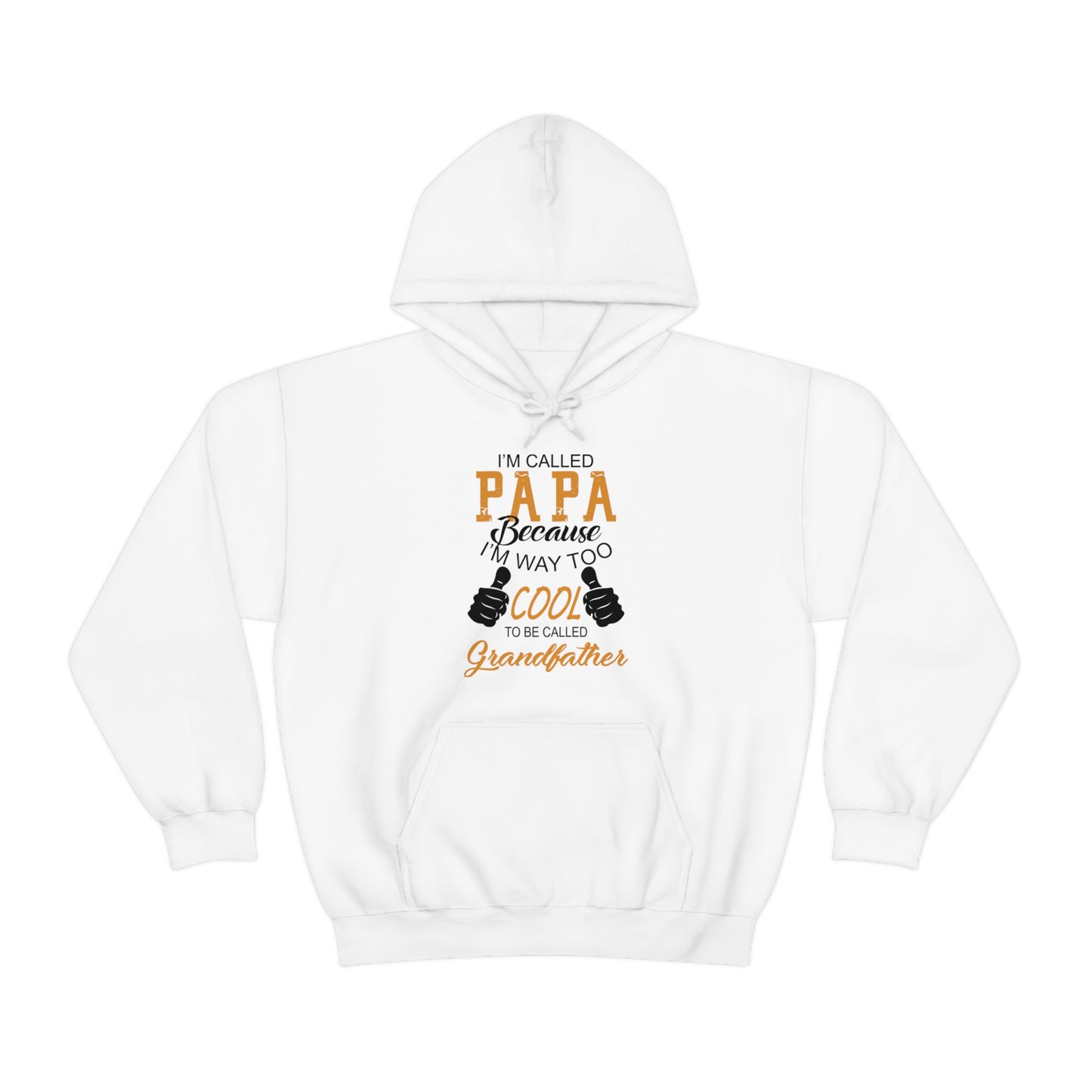 Papa Way Too Cool to Be Called Grandfather Hoodie