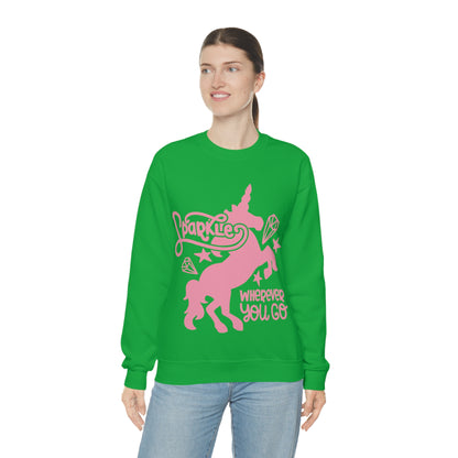 Sparkle unicorn Crewneck Sweatshirt