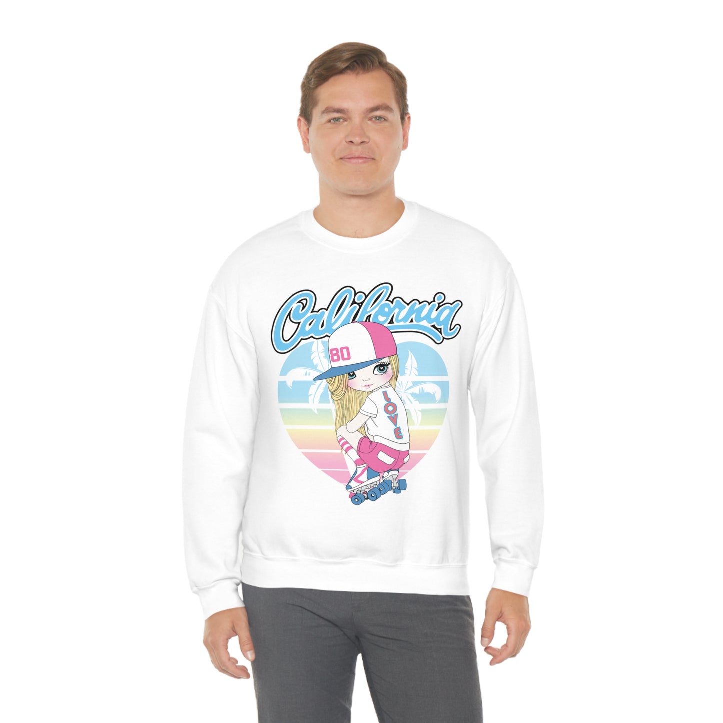 Love for California Crewneck Sweatshirt