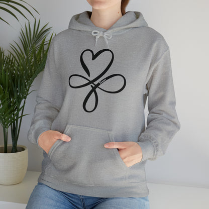 Heart symbol Love Infinity symbol Forever Hoodie